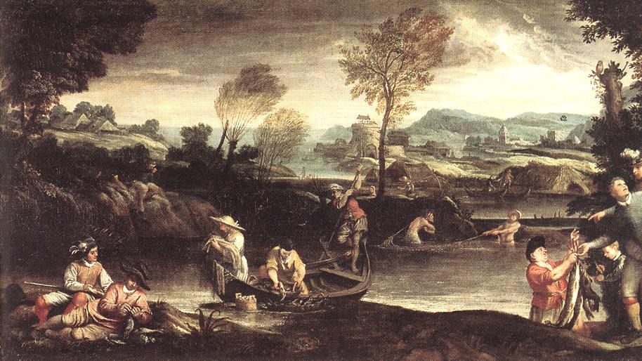 CARRACCI, Annibale Fishing